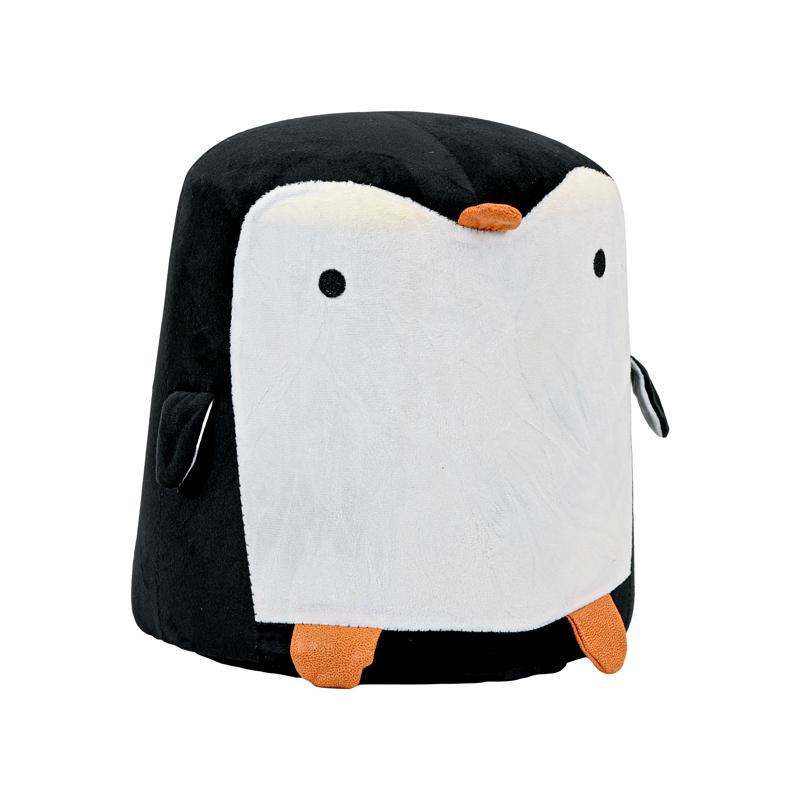 Διακοσμητικό Υφασμάτινο Σκαμπό Πιγκουίνος