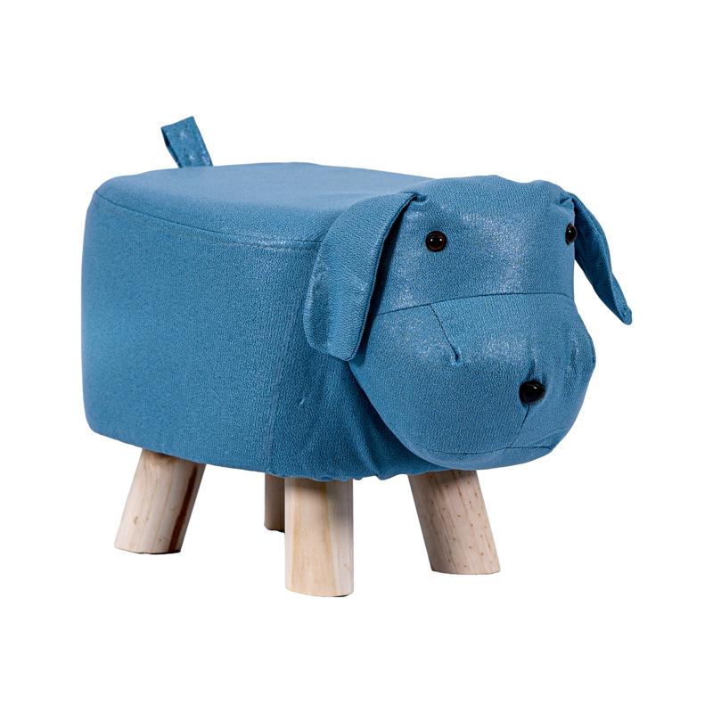 Διακοσμητικό Υφασμάτινο Σκαμπό Σκύλος