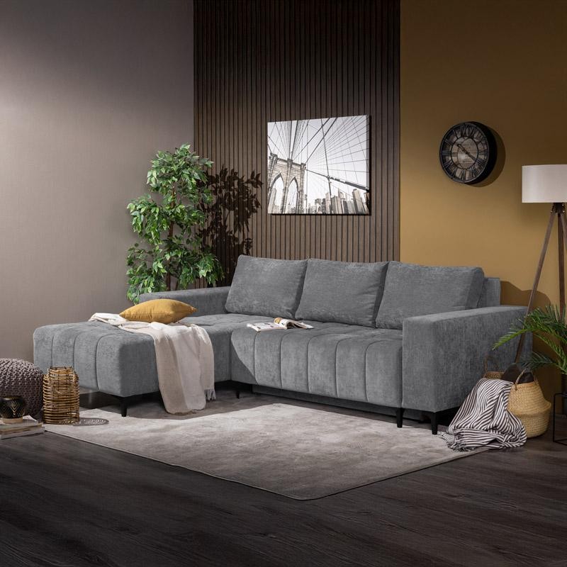 Γωνιακός Καναπές Κρεβάτι Αριστερή Γωνία Bogota
