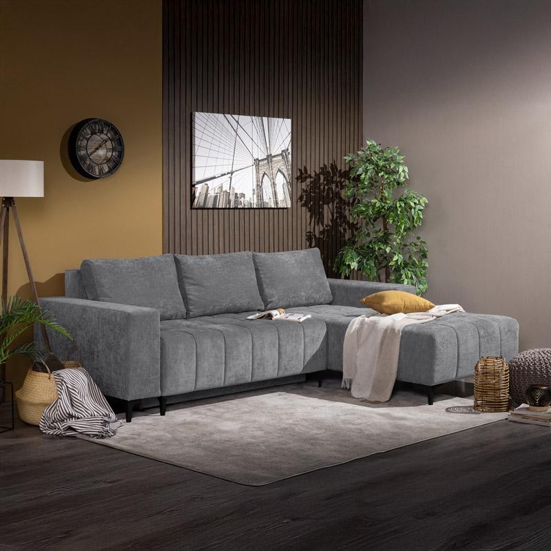 Γωνιακός Καναπές Κρεβάτι Δεξιά Γωνία Bogota