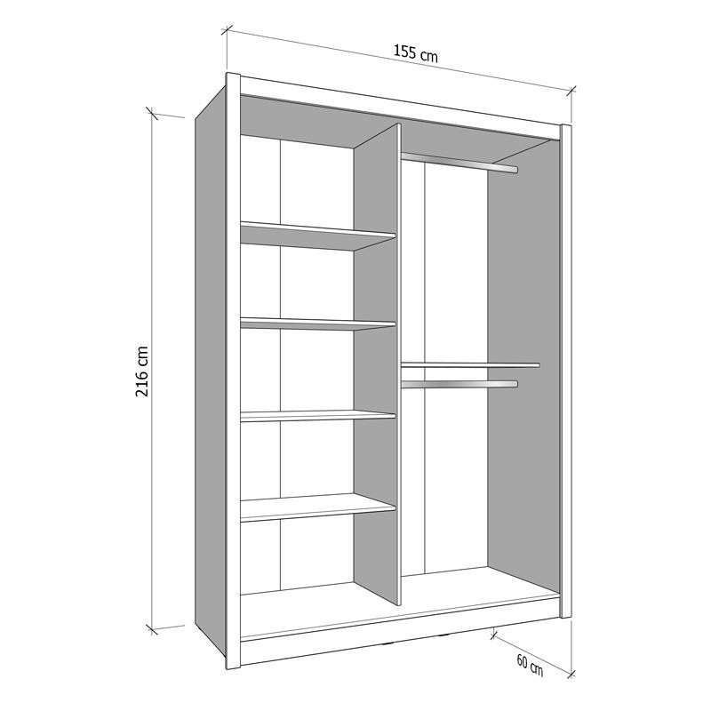 Ντουλάπα Albi 150