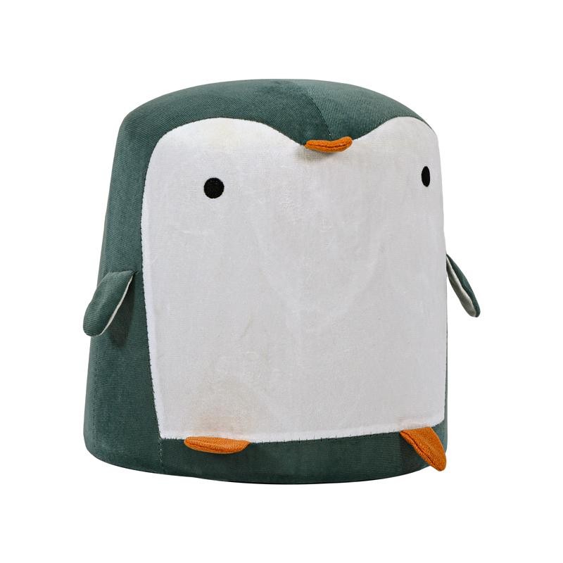 Διακοσμητικό Υφασμάτινο Σκαμπό Πιγκουίνος